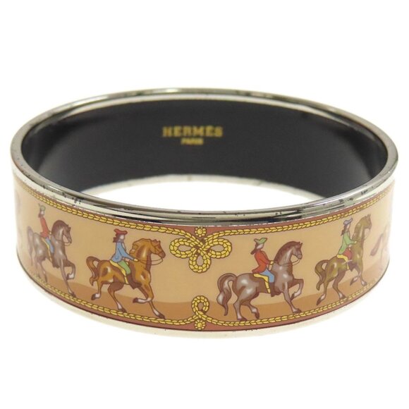 HERMES Brown Charm Bracelet - Picture 1 of 7